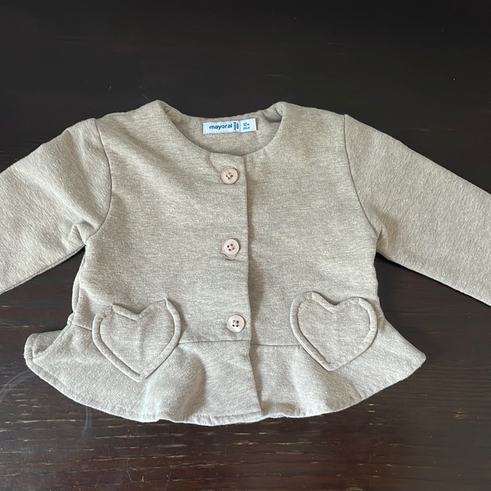 Mayoral baby button up baby blouse - 12 months